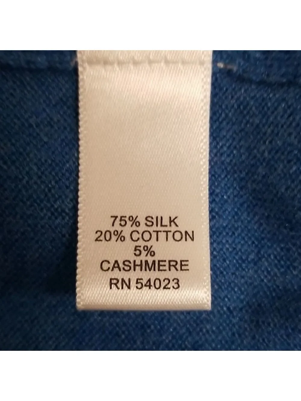 BANANA REPUBLIC LUXURY BLEND BLUE CREWNECK LONG SLEEVE SWEATER SZ LARGE